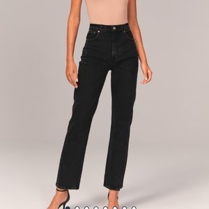 Abercrombie 90s Straight Ultra High Rise
